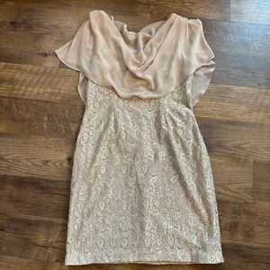 Jessica Howard champagne formal dress size 16